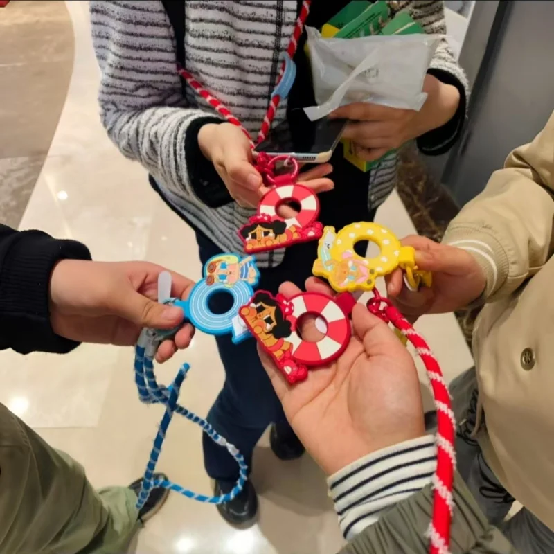 

POP MART CRYBABY Vacation Mode On Series Long Lanyard Trendy Blind Random Box Mystery Box Guess Bag Action Figure Surprise Gift