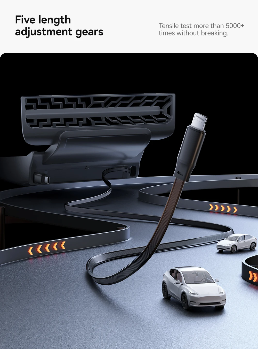 YZ Für Tesla Model 3/Y Highland Juniper Hecklüftung 27W Schnellladegerät USB-Shunt-Hub Intelligente Dockingstation Zubehör – Detail 5