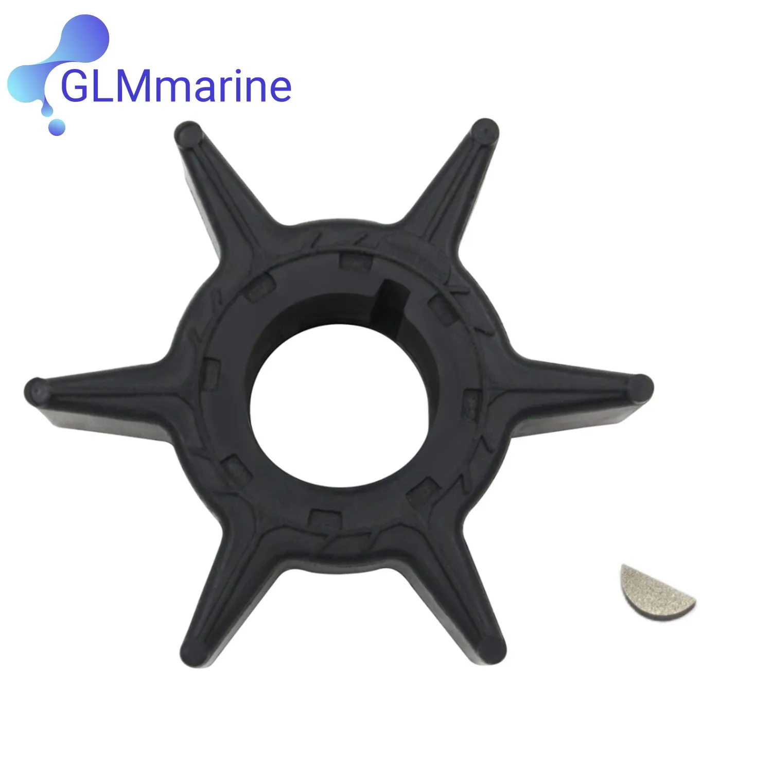 Water Pump Replacement Kit with Impeller and Key for Yamaha Outboard Engine 25HP 30HP 40HP 50HP 6H4-44352-02 18-3068