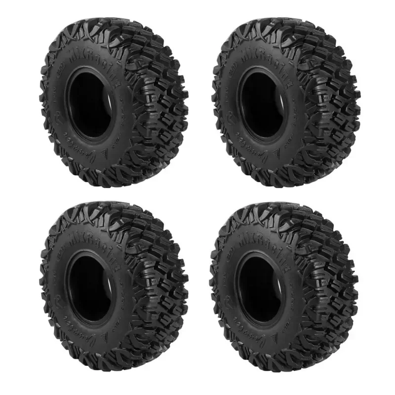 

4pcs 120mm 1.9 Rubber Tire Wheel Tyre for 1/10 RC Crawler Car Trxs TRX4 RC4WD D90 Axial SCX10 90046 II III Redcat