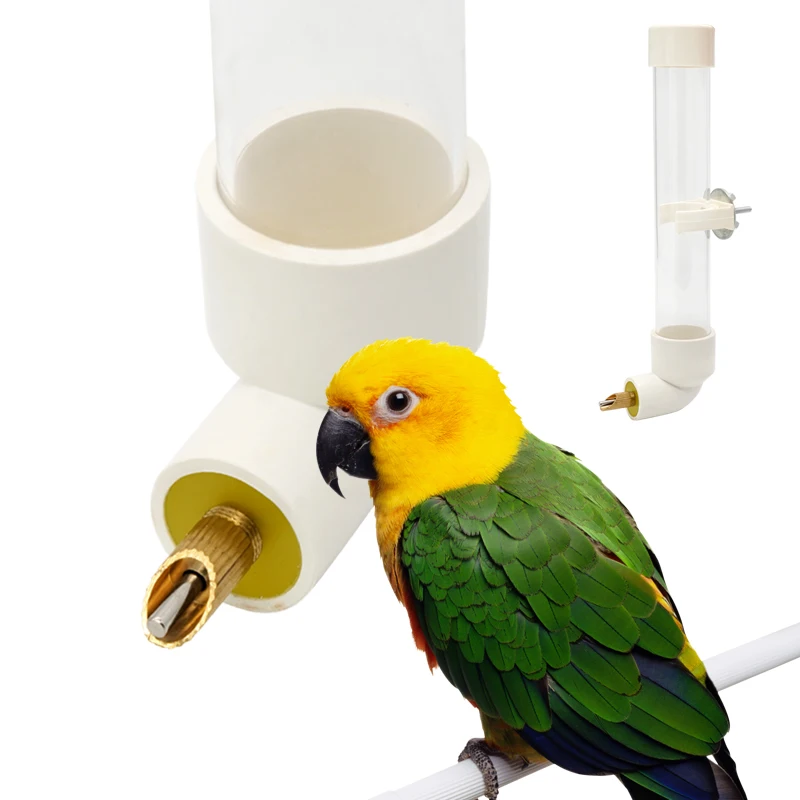 Parrot Drinking Kettle Large Automatic Water Feeder Pet Chinchilla Rabbit Water Cup Outdoor Cage Chickens Bird Drinker