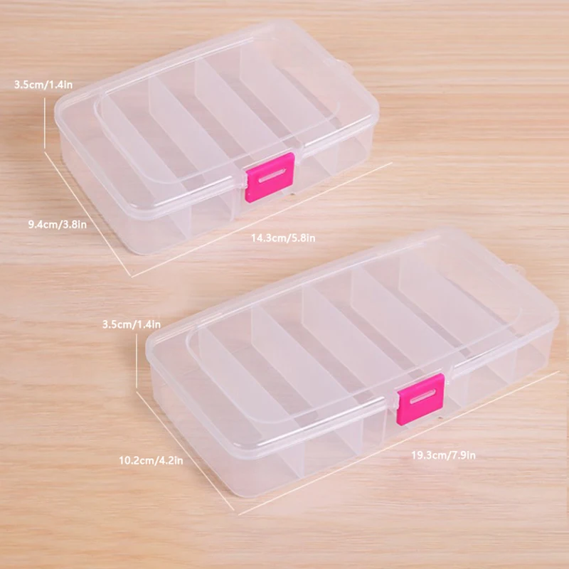 Transparent Fruit Fork Storage Box Organizer Plastic Storage Case Container For Kids Fruit Fork Organizer Display Box