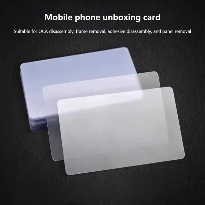 

20 шт., пластиковая карта, открывалка для экрана телефона, скребок, инструмент для удаления, прозрачные ремонтные карты для мобильного планшета, ЖК-экран