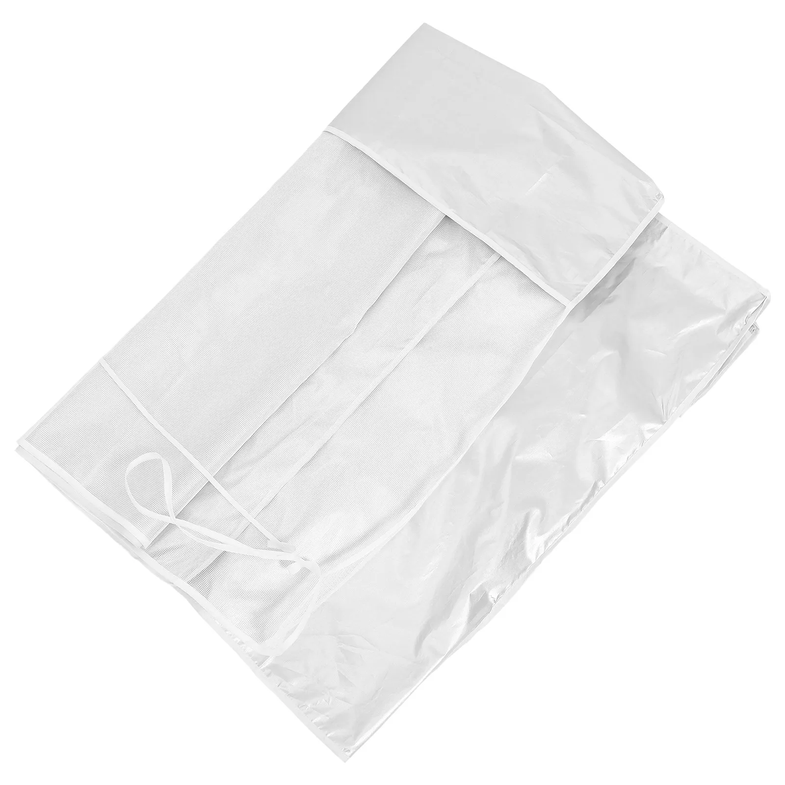 

Outdoor Air Conditioner Unit Cover Light Grey Heavy Duty Waterproof Polyester Prevents Dust Rain Sandstorm Damage