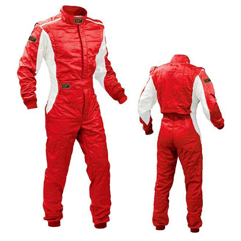 High Quality F1 Car Racing Suit Jumpsuit 4WD Rally Kart Suit Coveralls Men Women Fireproof Waterproof Motorcycle Karting Suit