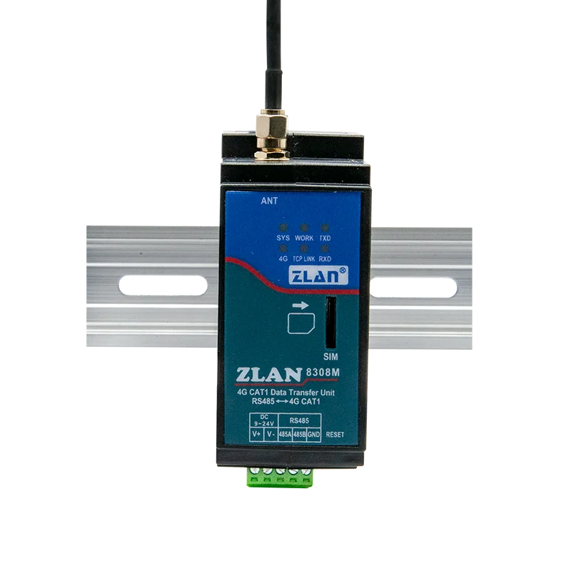 4g Iot Gateway Industrial ZLAN8308M Serial Port Rs485