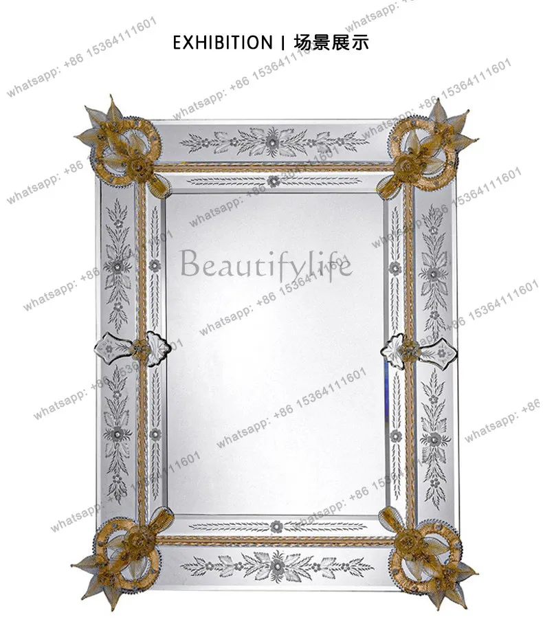 

Dresser decoration simple style design makeup mirror desktop feeling metal oval mirror