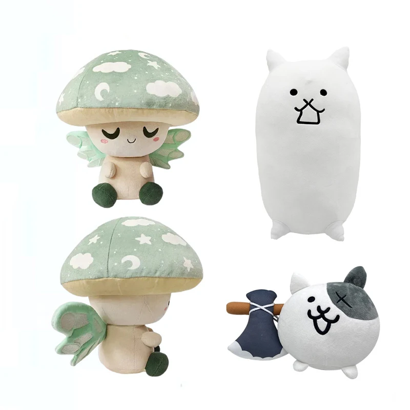 

Kawaii Snoozeshroom Plush Toy Stuffed Animal Soft Doll Birthday Gift Cute Cartoon Plushies Toys Kids Gifts