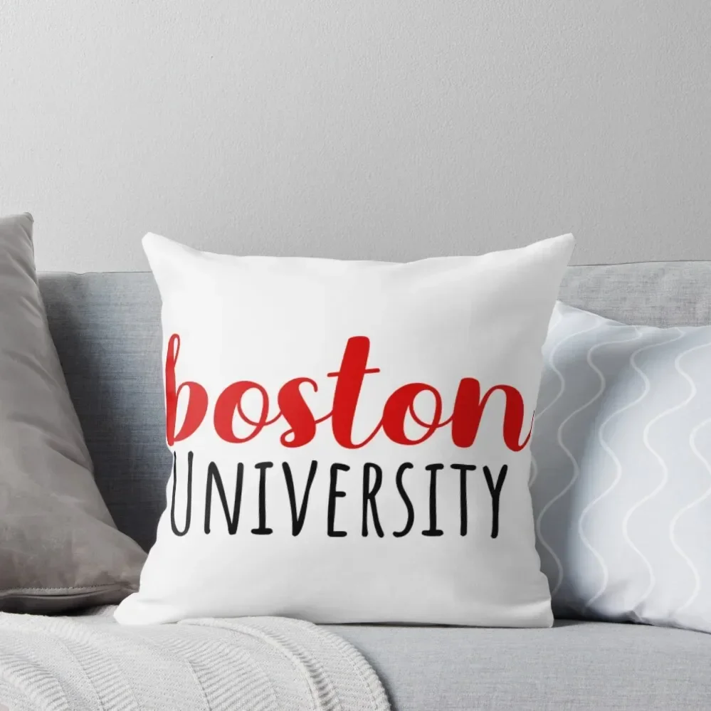 

boston university Throw Pillow home decor items Pillow Case Luxury Cushion Cover pillowcases for sofa cushions Pillow