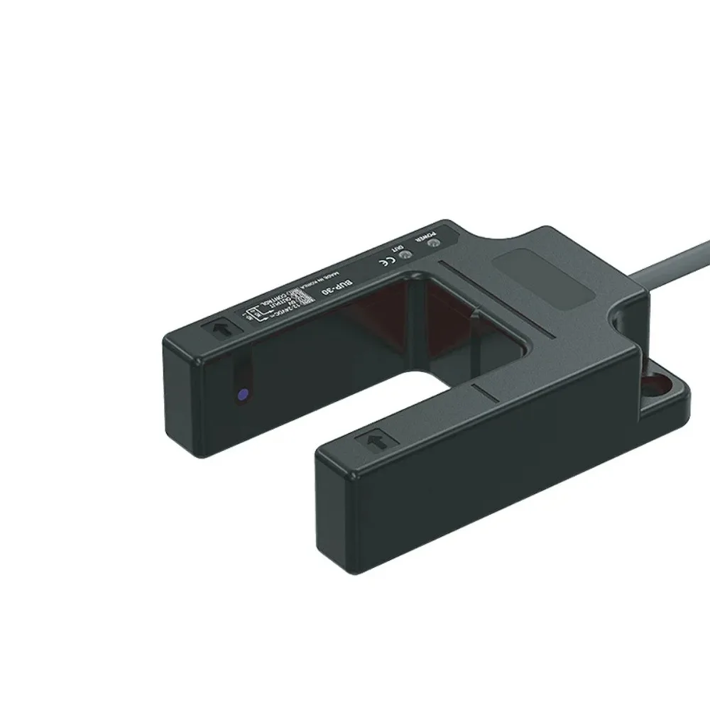 BUP-30 BUP-50 Slot type photoelectric switch sensor 12-24V DC NPN PNP Through beam Proximity switch sensor