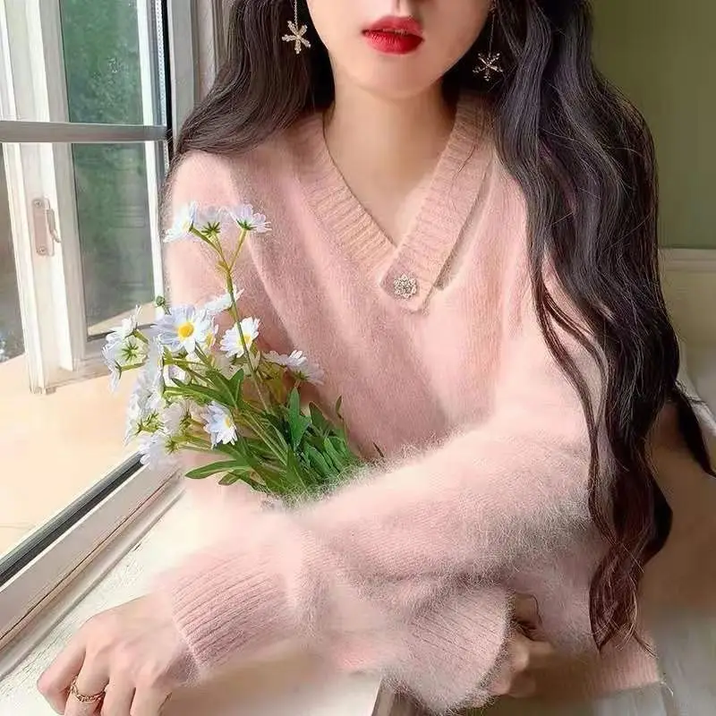 

Sweaters Jumpers Pullovers Woman Rockl Jerseys Elegant Lace Ornament Design Christmas Holiday Festival Season Decoration Softy