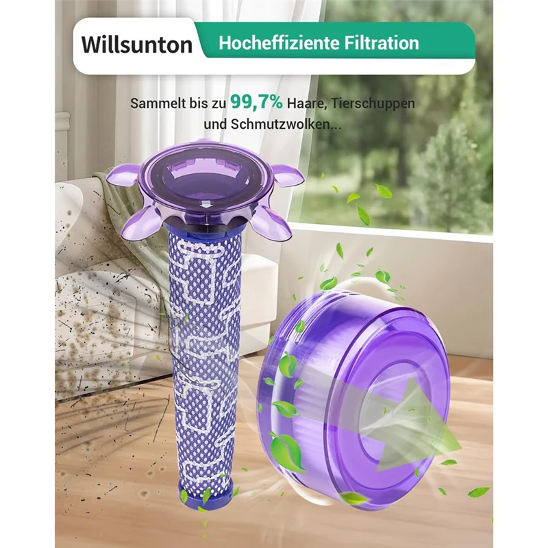 【Vendita calda!】Numero parte di ricambio filtro Hepa 965661-05, 967478-05 per aspirapolvere a batteria Dyson V7 V8 Animal Extra SV25