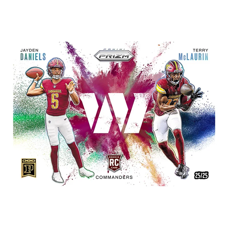 Panini 2024 Nft بريزم جايدن دانييلز تيري ماكلورين لتقوم بها بنفسك محلية الصنع الرجبي ستار بطاقات التداول هدية عيد ميلاد لعبة جمع بطاقات #2