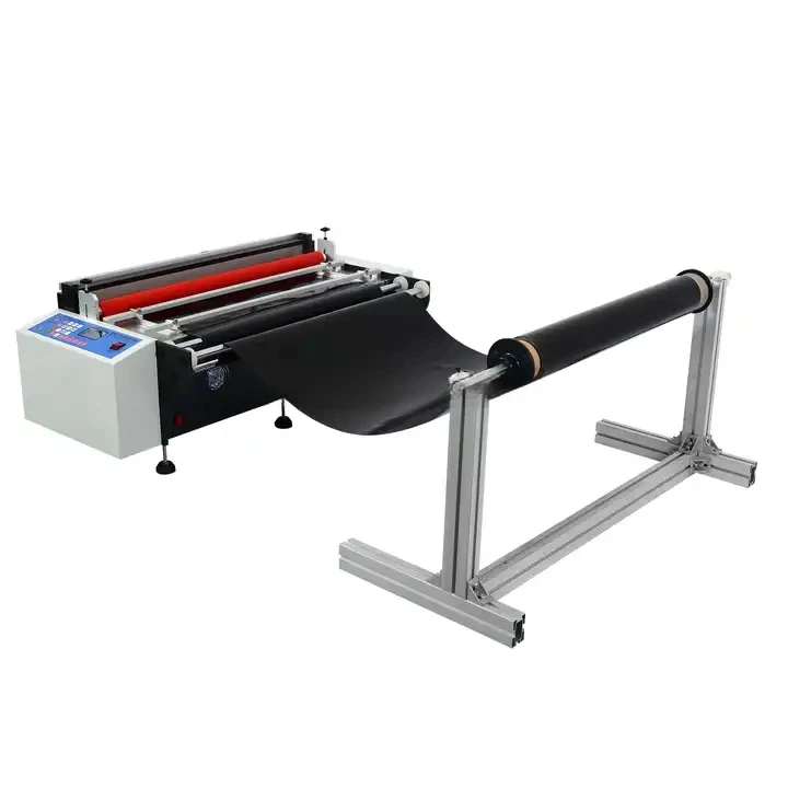 Automatic Detect Printing Mark Thread Knitted Hat Fabric Cutting Machine Pvc Paper Roll To Sheet Cross Cutter Machine