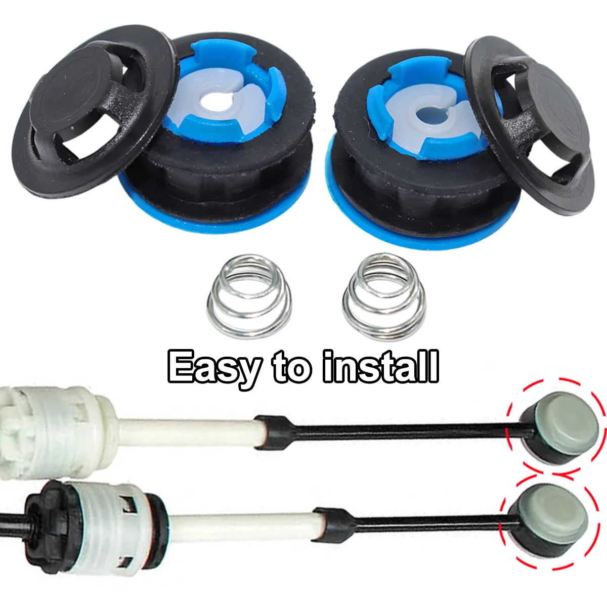 

Комплект из 2 шт. улучшенных втулок для троса переключения передач MT, рычага селектора и втулки рычага для Renault Grand Kangoo, Fiat Scudo, Ulysse