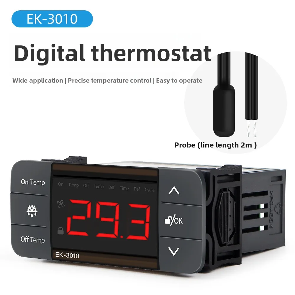 EK-3010 Regolatore di temperatura intelligente Magazzino Magazzino farmaceutico Regolatore di temperatura e umidità 220V incorporato