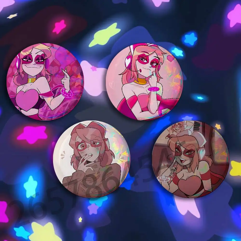 M-Miss Heed-D Button Pin Single Pack Anime Merch for Ita Bags Badge Collectible Buttons TH