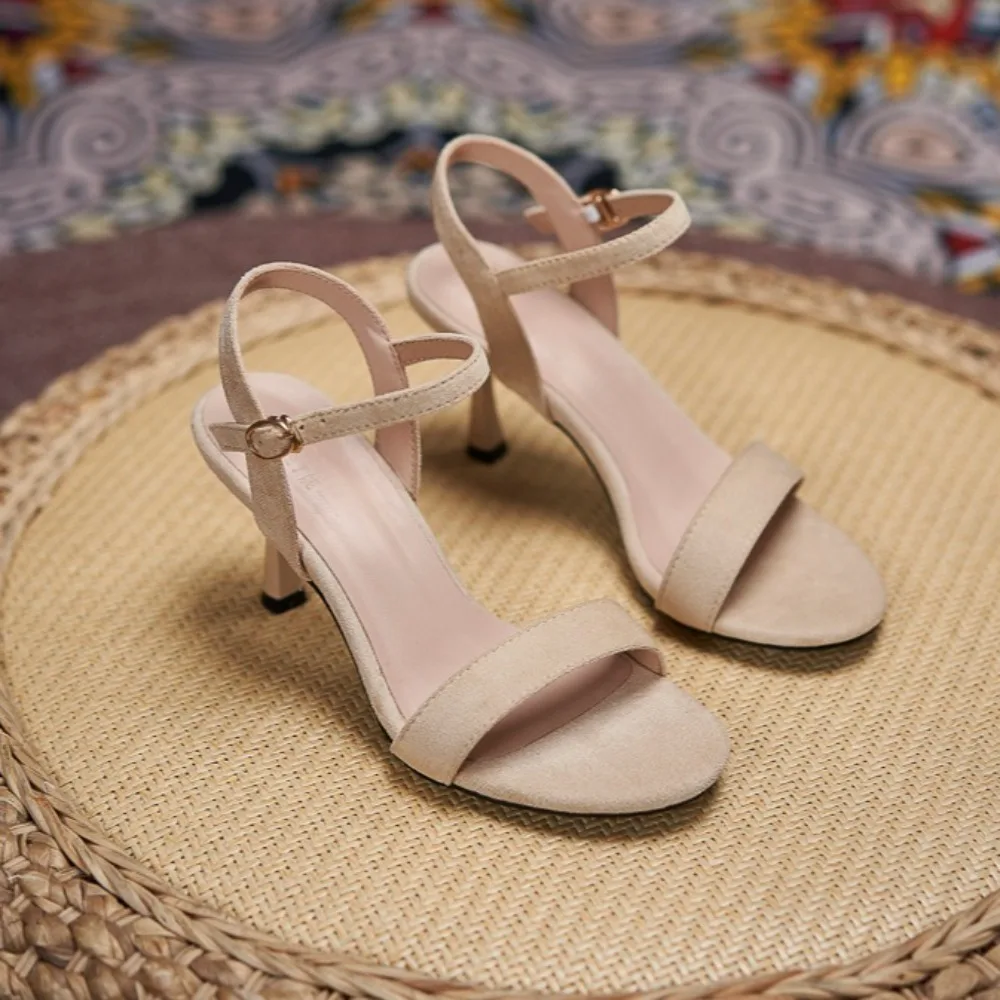 Sandals for Women High Heels Simple High Heeled Sandals Women's Comfortable Small Size 32 33 Large Size Women's Summer Shoes 44 view 3