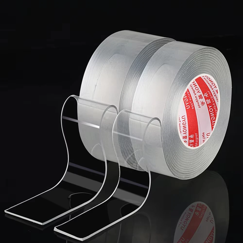 10m Single-Sided Nano Tape Kitchen Bathroom Household Cleanable Reusable Washable Mildew-Proof Waterproof Transparent