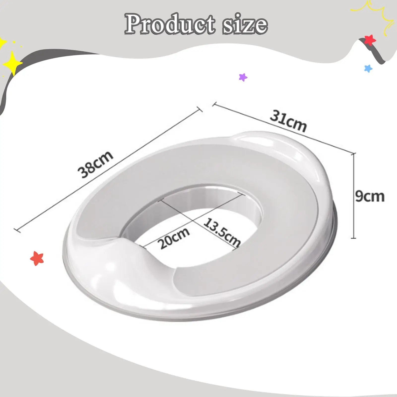 مقعد نونية للسفر مع خطاف تعليق غطاء مقعد المرحاض غطاء المرحاض وسادة للمختبر، في الهواء الطلق، التخييم، الفتيات، الأولاد، الأطفال، #6