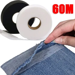 Auto-adesivo Pants Hem Tape, Borda Encurtar Colar, Ferro nas Calças, roupas DIY, Comprimento Encurtar, Acessórios de costura doméstica, 60m