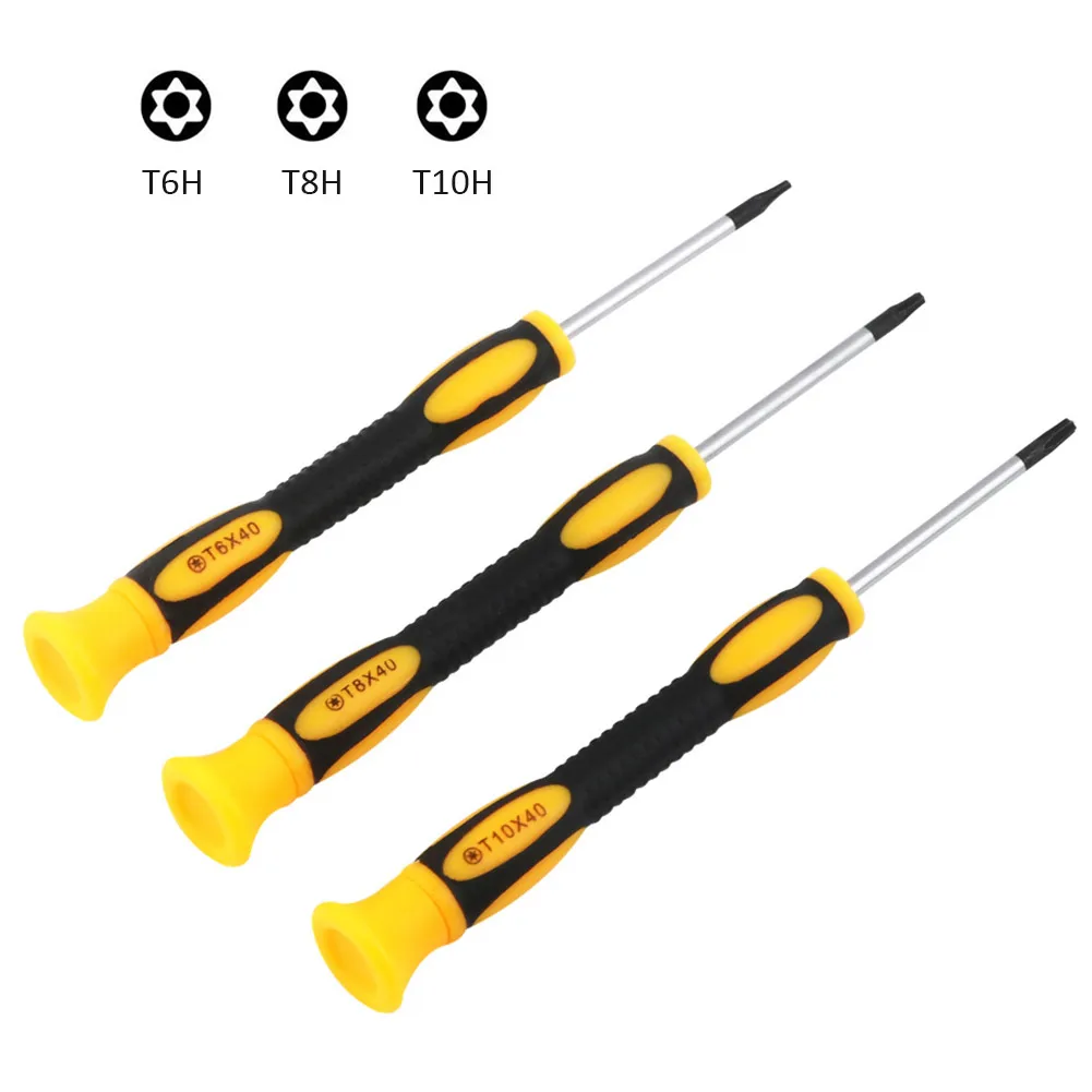 T6 T8 T10 Torx Screwdriver Set, T6H T8H T10H Torx Security Screwdriver for PS5 PS4 PS3 for Xbox One Xbox 360 Controller Repair