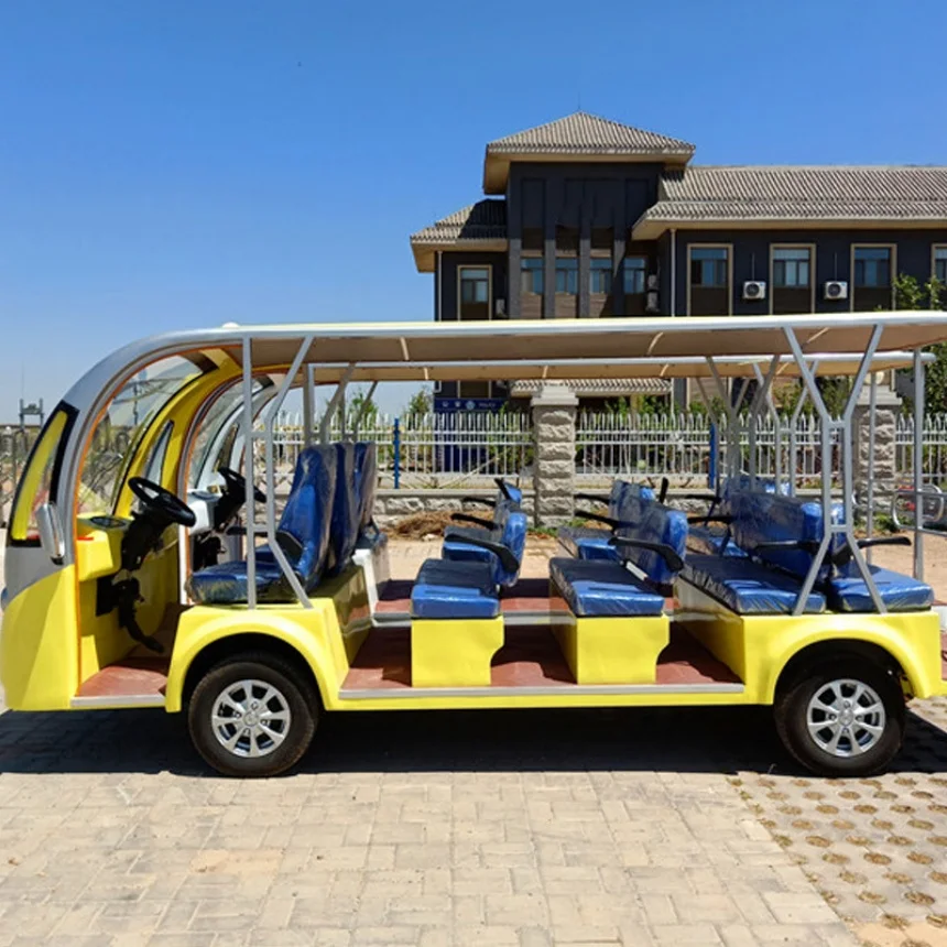 Golf Cart Wholesale Factory Direct City Vehicle 72V Intelligent Electronic Control Electric Bus Electric Office Bus Electric Car