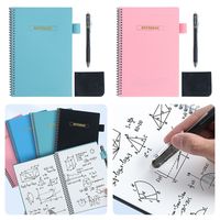 A5 Erasable Notebook Paper Reusable Smart Wirebound Notebook Portable Waterproof Notepad Spiral Note Book
