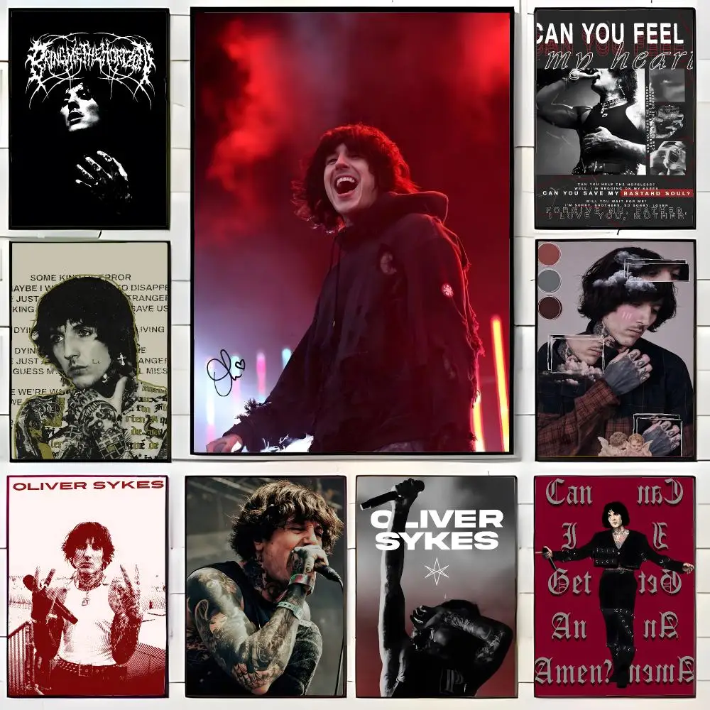 Aggressive Vocalist O-Oli Sykes Poster Wall Art Print Decorative Mural Home Decor Gift Unframed