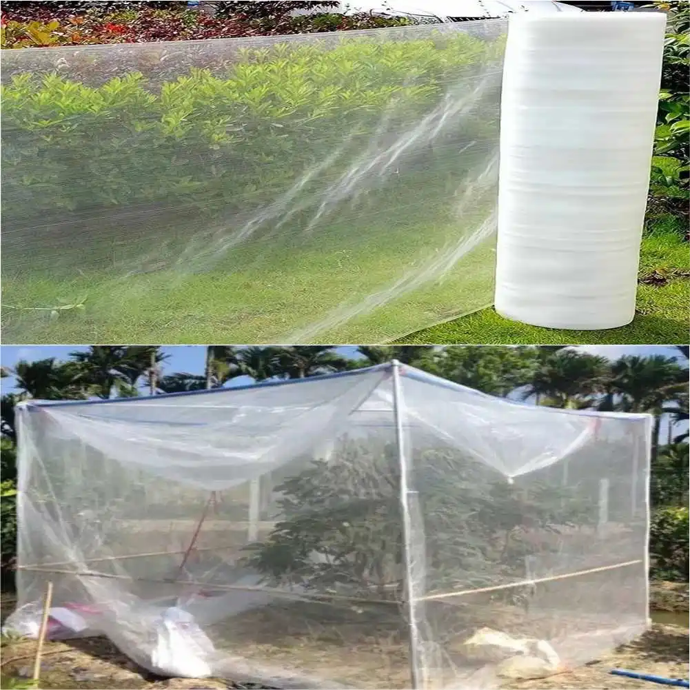 

80Mesh Garden Plant Insect Protection Net Vegetable Flower Fruit Care Cover Net Greenhouse Protective Net Pest Control Anti-Bird