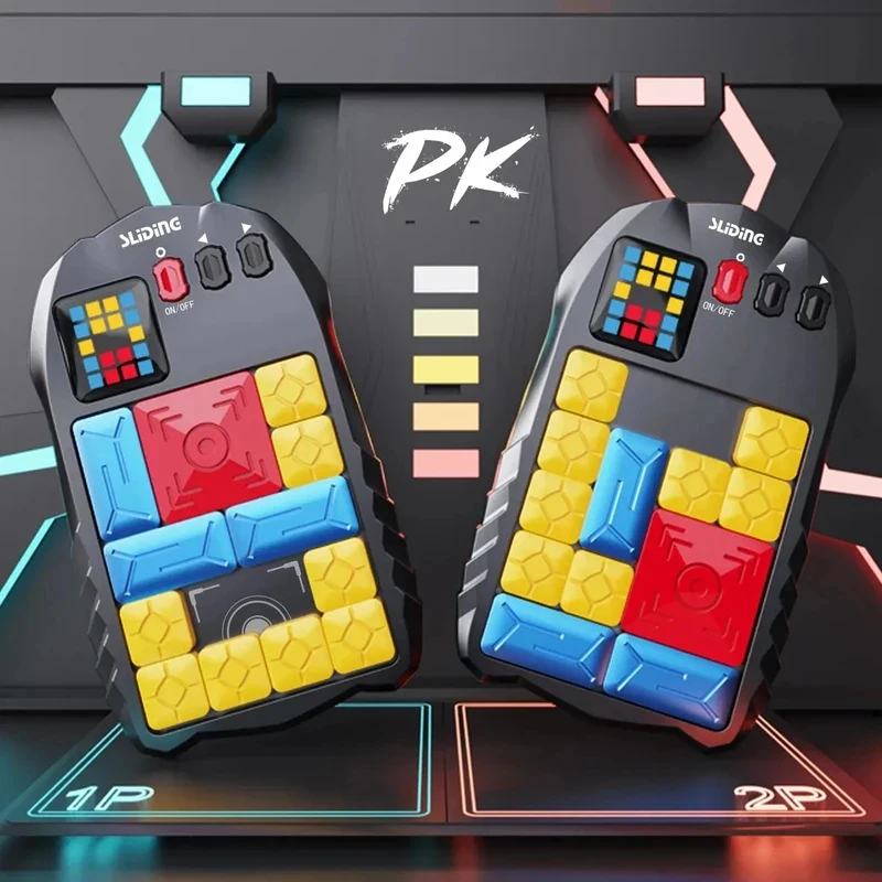 Road Magnetic Suction Block Sliding Puzzle CHILDREN'S Logical Thinking Training Brain-burning Board Games Toys
