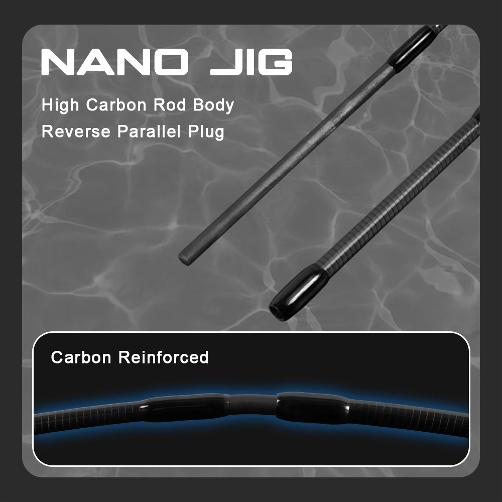 Caña spinning MIFINE NANO JIG 30T – Ultraligera trucha punta sólida - imagen 3
