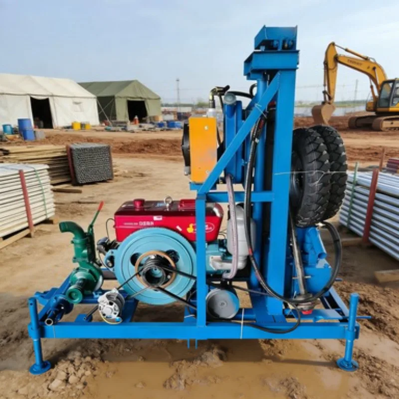 Powerful and Efficient Electric Water Well Drilling Rig with 400M Depth Capacity for Commercial and Industrial Use