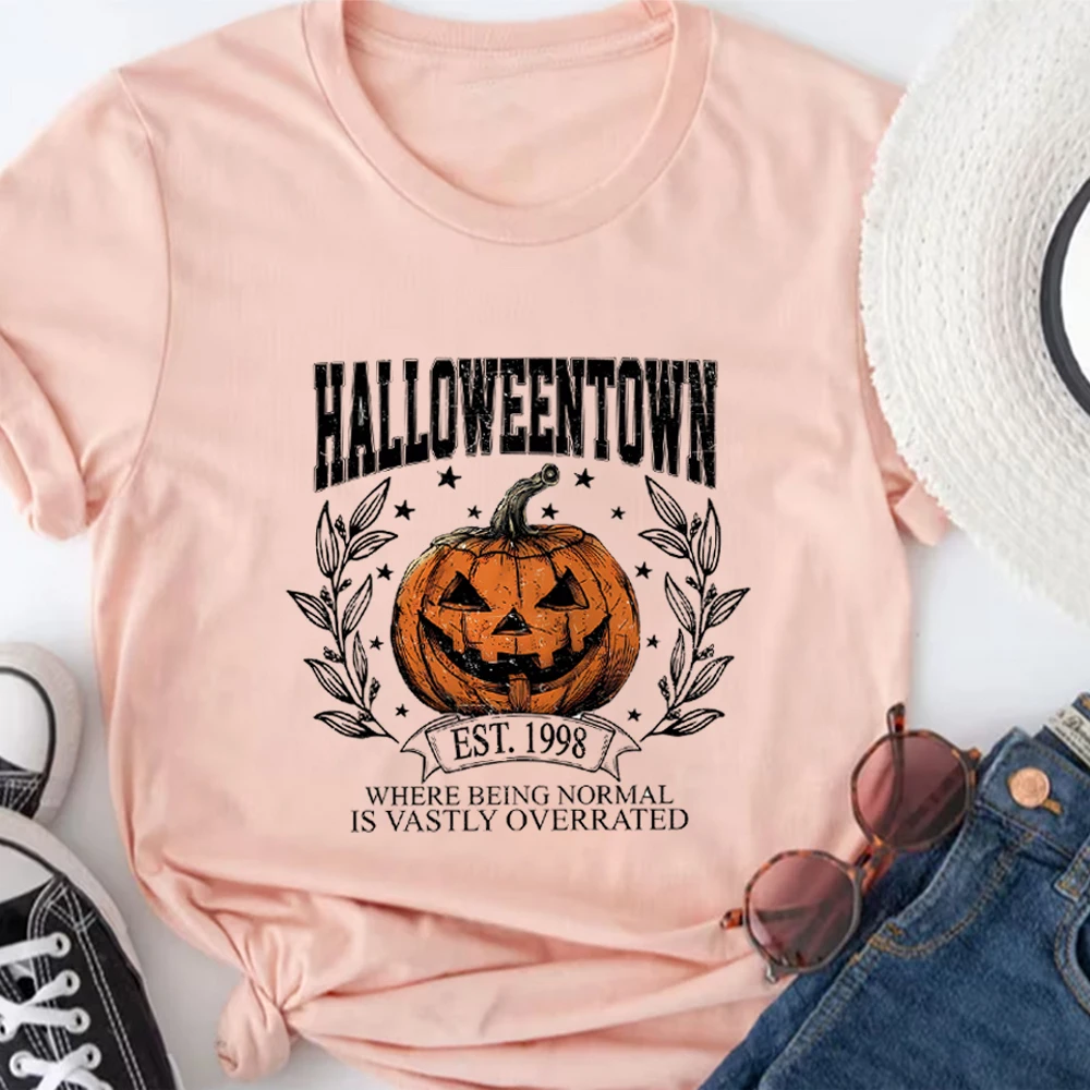 Halloweentown 1998 Shirt Halloween Shirt Halloween Pumpkin Shirts Vintage Fall Tee Women Clothes Unisex Short Sleeves Top