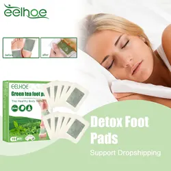 Detox Foot Patches Dispel Dampness Detoxify Relieve Fatigue Stress Anxiety Remove Body Toxins Waste Health Foot Care Stickers