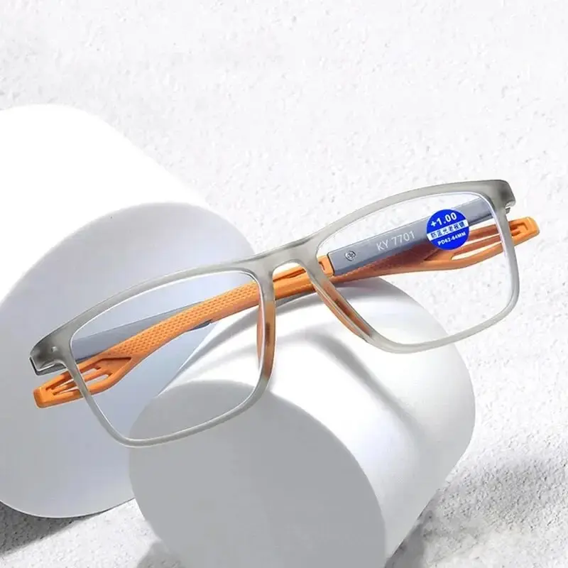Sportliche ultraleichte tr90 Sport Lesebrille Mode Anti-Blaulicht Lesebrille Sport rahmen Unisex Männer Frauen