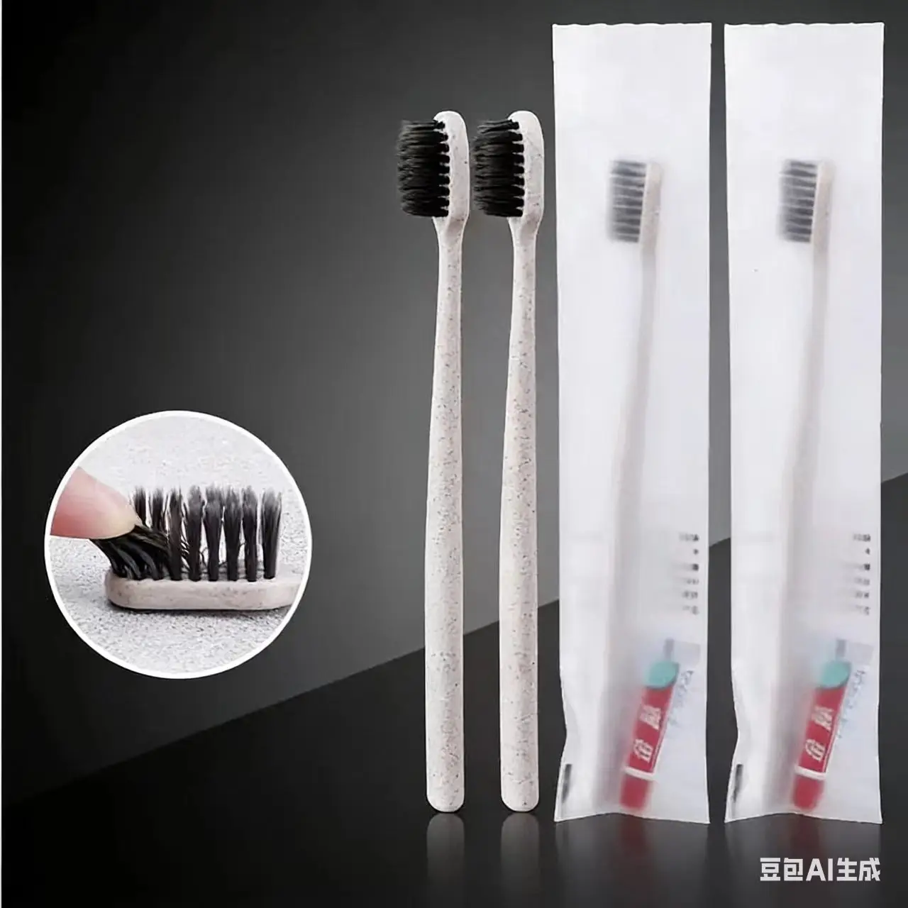 

Набор одноразовых зубных щеток и паст для отелей, гостиниц, домашнего использования, гостевых домов, принадлежности для умывания, 400 комплектов