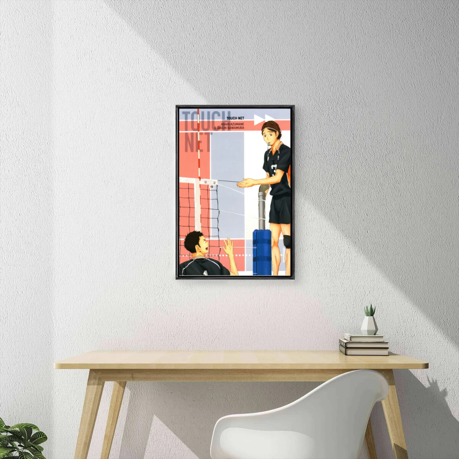 Affiche en toile multi-tailles de Manga japonais, Art mural à Double cadre, décoration de maison Haikyuu pour salon et chambre à coucher