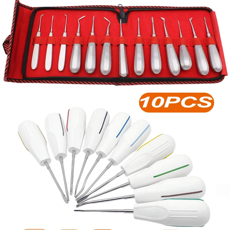 

Dental Extraction Tools Set Stainless Steel Elevators & Forceps for Minimally Invasive Tooth Removal Dentist Equipment