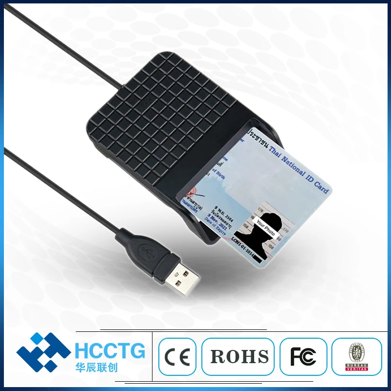 CCID ISO 7816 USB Contact IC Chip Card Reader And Writer DCR33