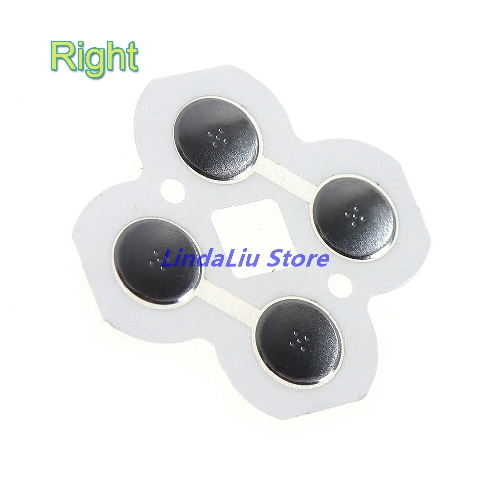 1PCS Cross Key ABXY Button Metal Conducting Strip For 3DS Controller D-Pad Dome Snap PCB board buttons Conductive FIlm