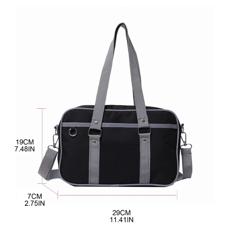 Japanische Schultaschen für Mädchen, High School, College, JK-Uniform-Tasche, Unisex-Schultertasche