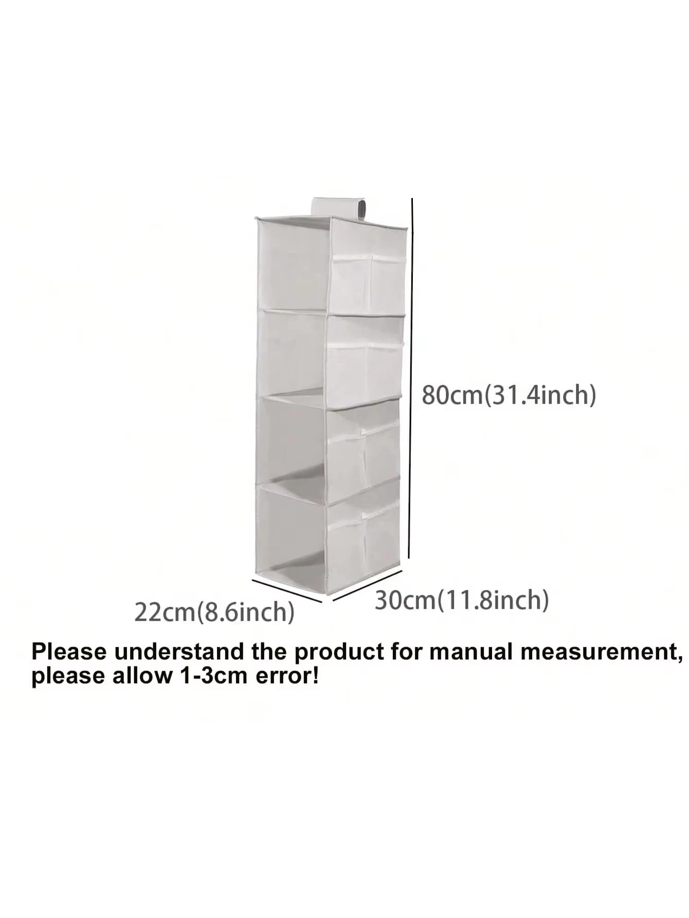 غير المنسوجة قابل للغسل خزانة متعددة الطبقات للطي حمالة صدر معلقة حقيبة التخزين الملابس الداخلية الجوارب صندوق تخزين ملابس المنظم حقيبة للحمل