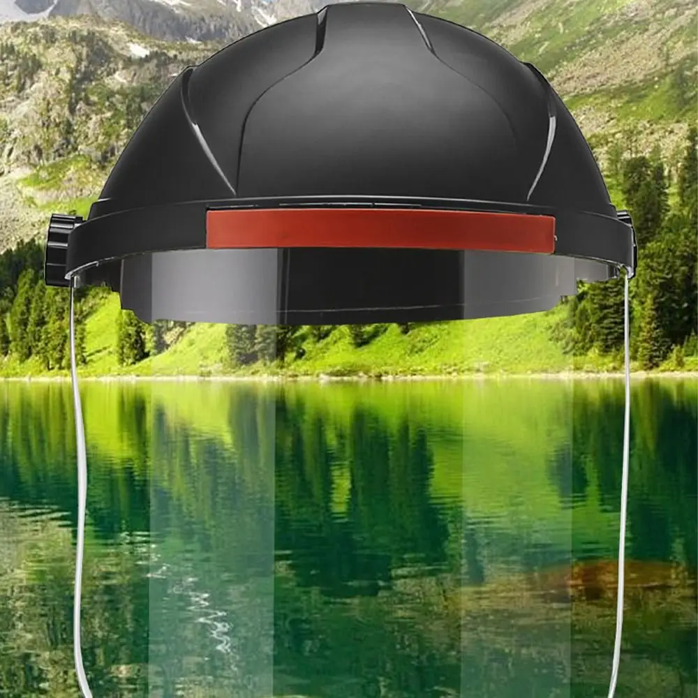 PC البلاستيك لحام قناع واقٍ شفاف مكافحة سبلاش لحام خوذة المضادة للأشعة فوق البنفسجية المضادة للصدمات لحام الوجه درع طحن #4