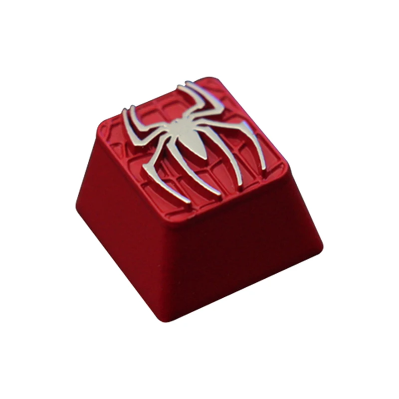KeyStone Superhero Keycap - 3D Metal Alloy Mechanical Keycap Cherry MX R4 Height Custom Artisan Keycap for Gaming Keyboard