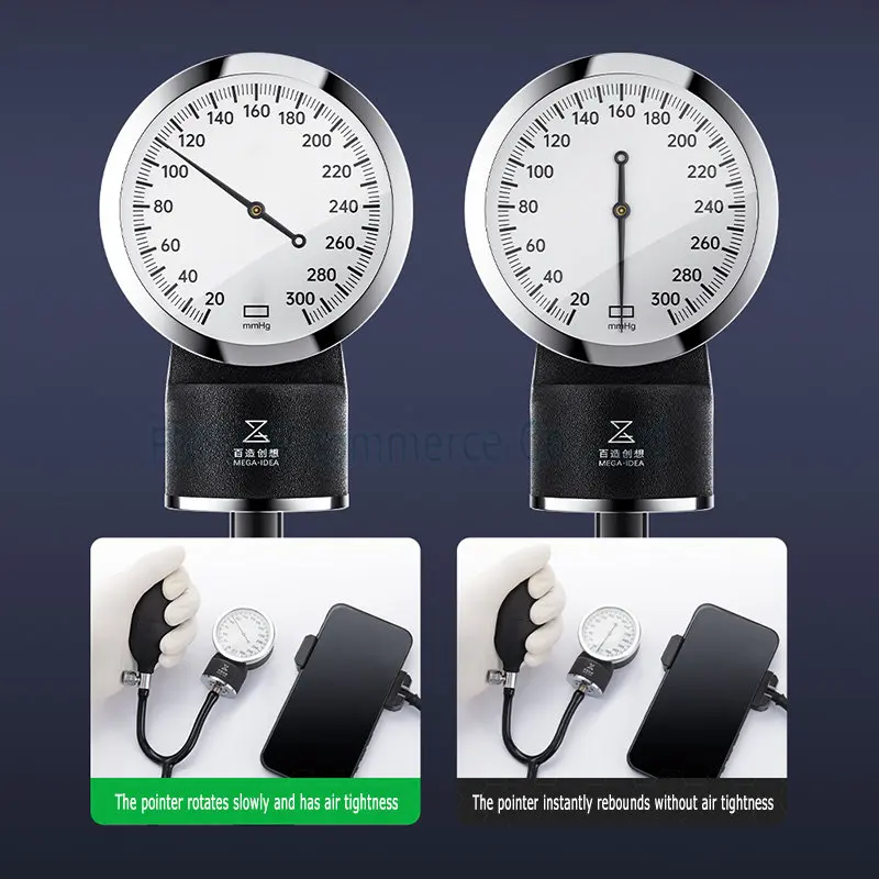 Air Leak Tester QIANLI MEGA-IDEA Curved / Flat Edge Waterproof Sealing Inspection for Phone Repair Accurate Tightness Test Tool