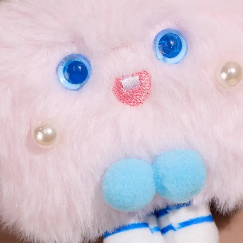 Star Plush Pink Star Plushie Backpack Pendant Cute Portable Key Chain Pendant Soft Stuffed Toy Animal Keychain for Bag Purse