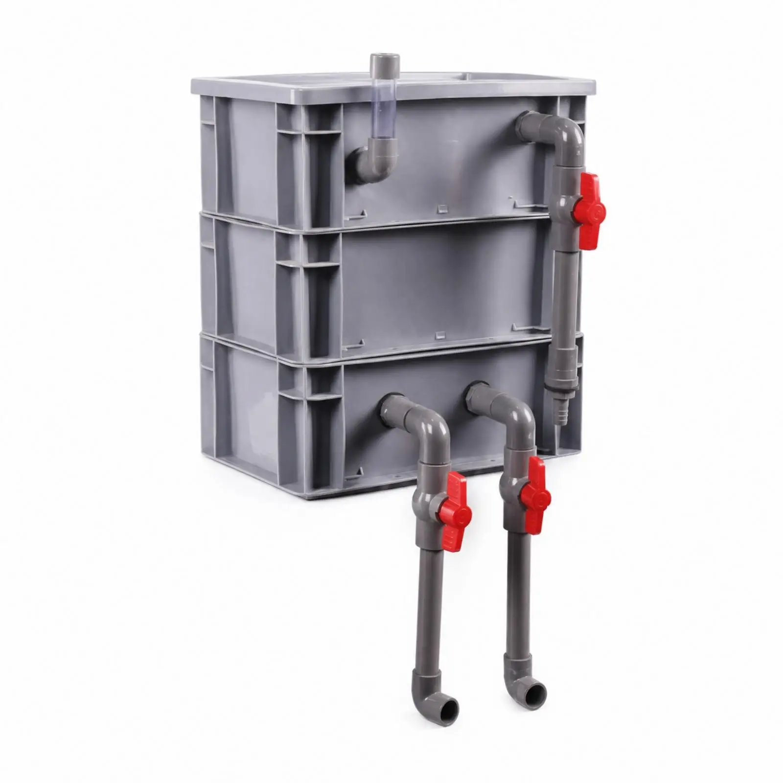 Aquarium Filtration Unit Customizable DIY External Filter Box with Accessories for Fish Aquariums Setup