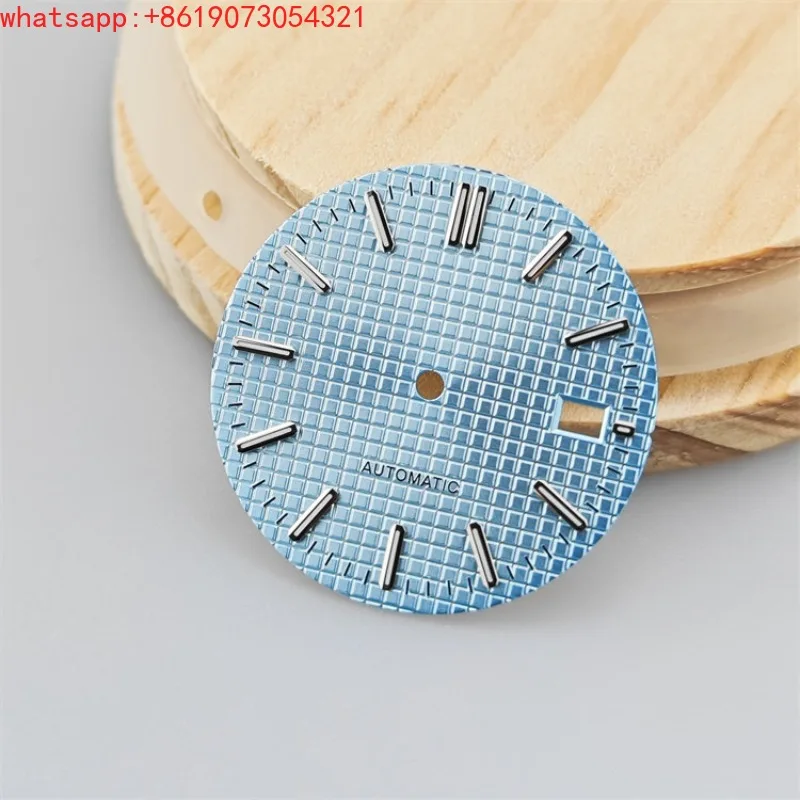 

Customized NH35 NH36 Custom Dial 31mm, Farmhouse Oak Retro Design with Green Luminous Mechanical Watch Face