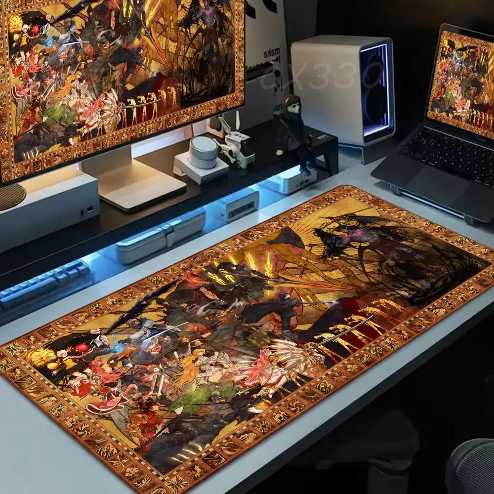 

DNF Dungeon Fighter Mouse Pad Large Computer Mousepad Office 1000x500mm XXL Pc Gamer Non-slip Rubber Keyboard Deskmat